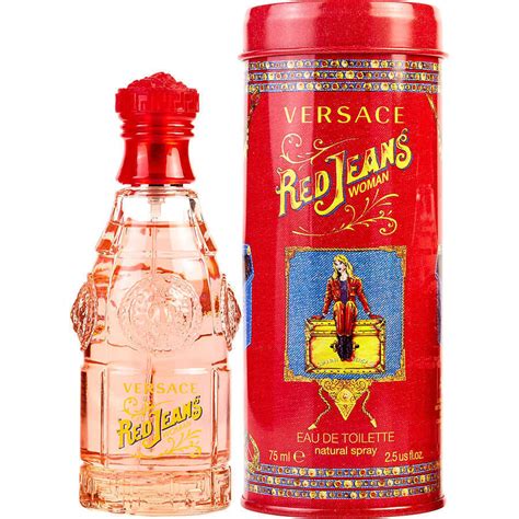 versace 75ml red jeans woman eau de toilette|Versace blue jeans original.